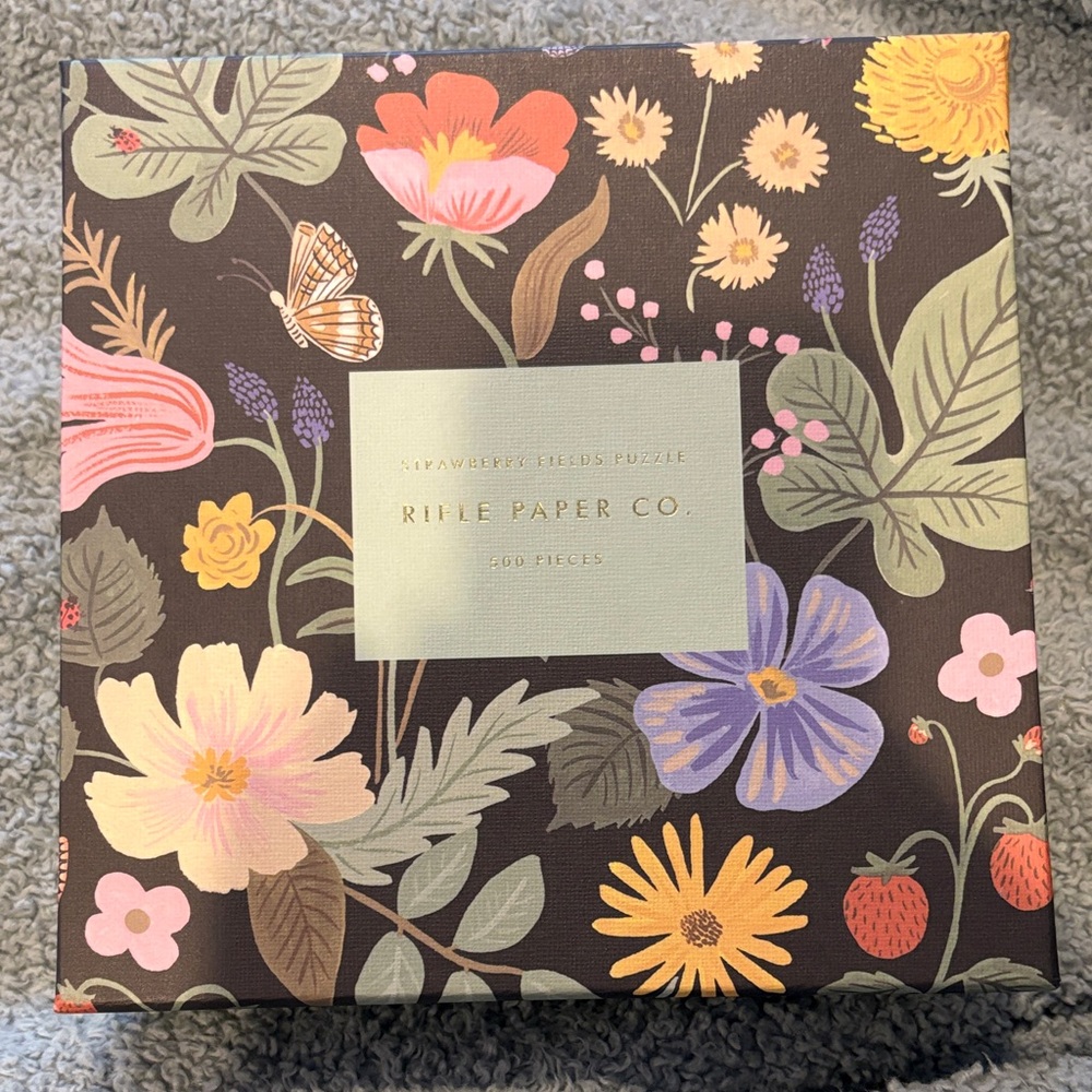 Rifle Paper Co. Strawberry Fields Puzzle